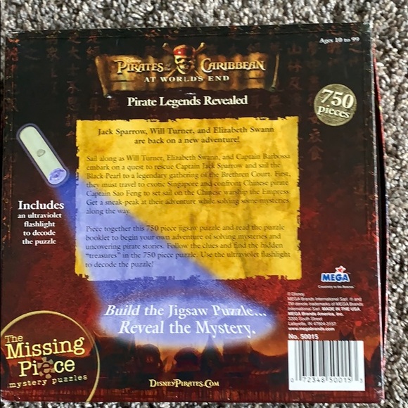 Pirates of the Caribbean jigsaw puzzle 750pc. - Picture 2 of 3